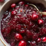 Boozy Cranberry Sauce