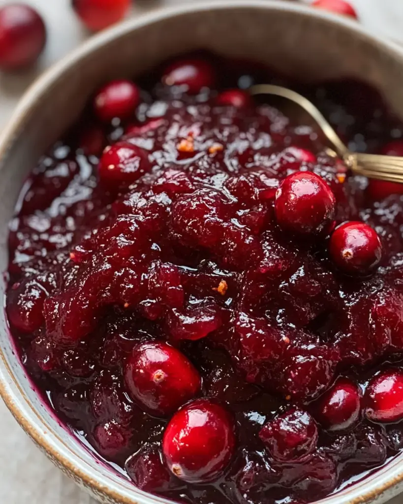 Boozy Cranberry Sauce