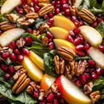 Christmas Salad with Honey Mustard Dressing