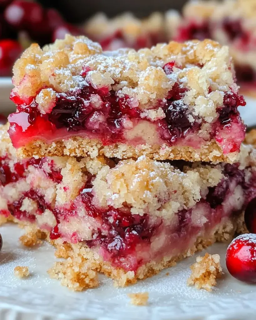 Cranberry Crumb Bars