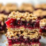 Cranberry Sauce Oat Bars