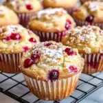 Easy Christmas Cranberry Orange Muffins Recipe