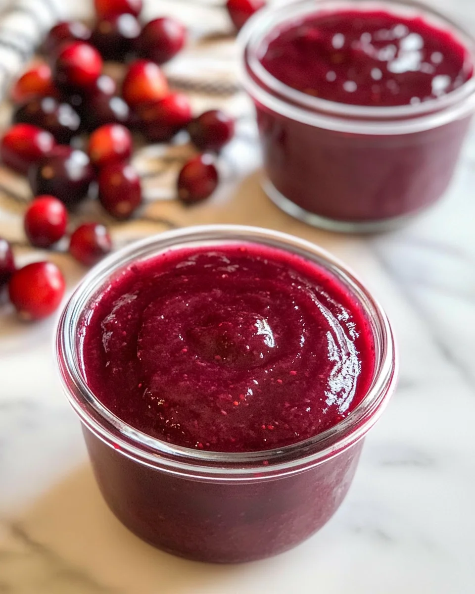 Fresh Cranberry Curd