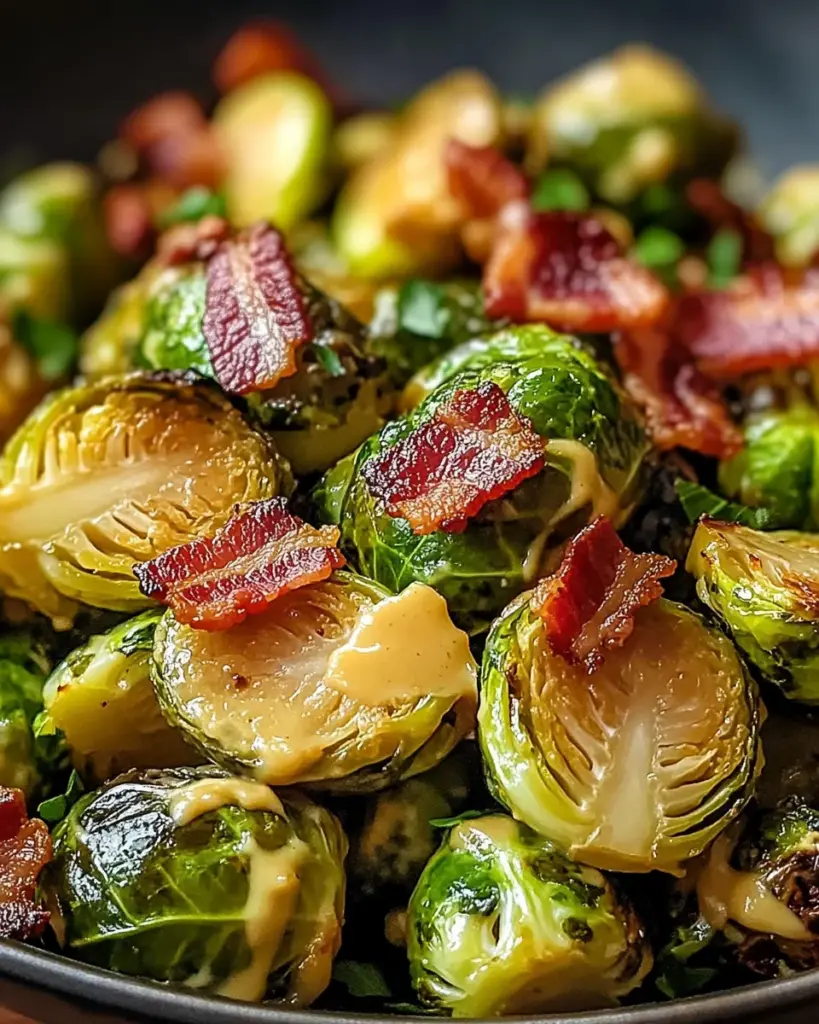 Gebackener Rosenkohl mit Speck und Senfsoße: Ein Unglaubliches Ultimatives Rezept