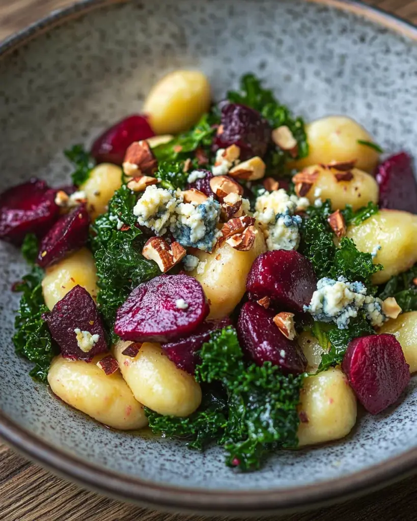 Gnocchi mit Grünkohl und Rote Bete