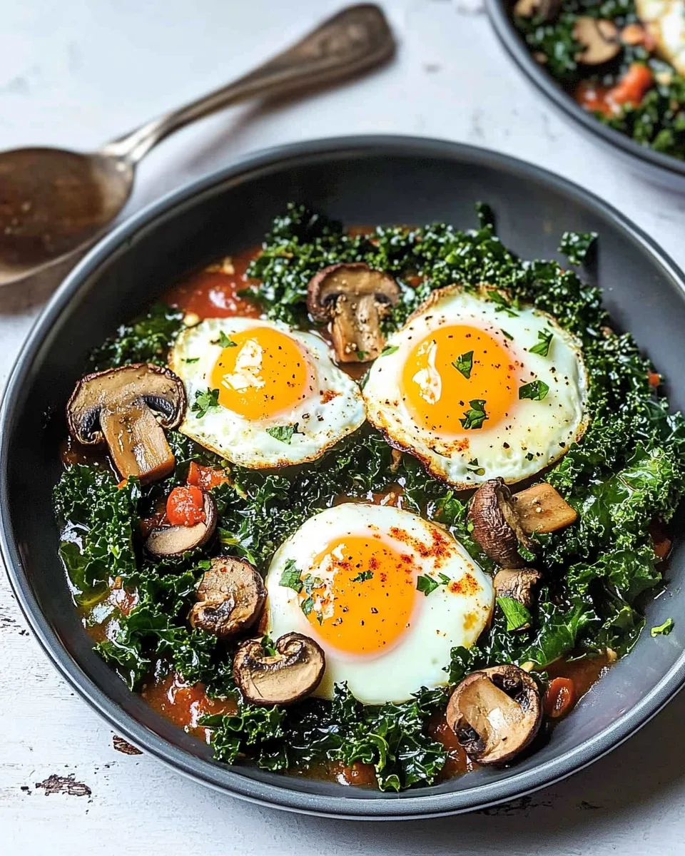 Grünkohl-Shakshuka