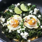 Grünkohl-Shakshuka mit Feta und Limette