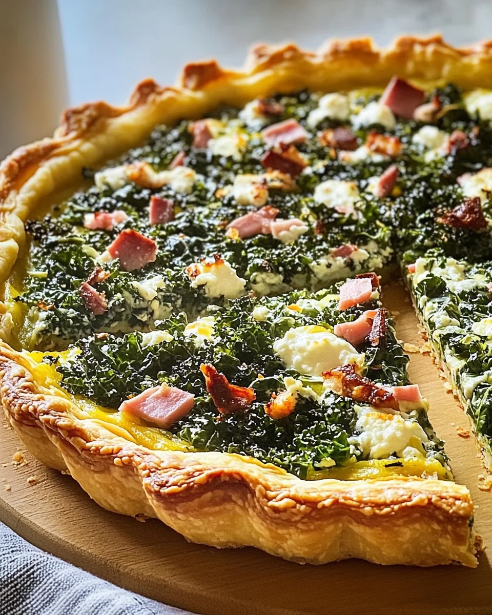 Grünkohl-Tarte