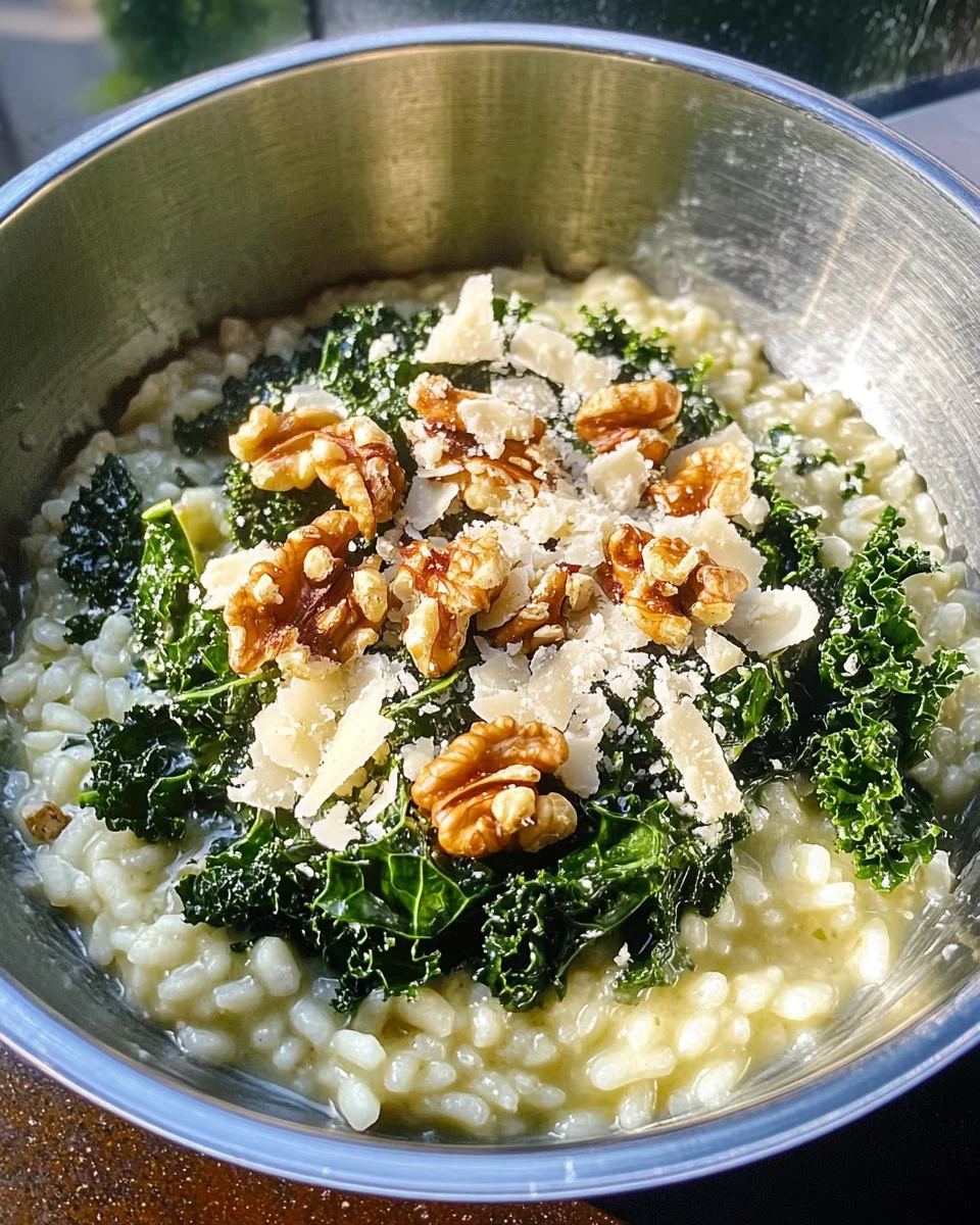 Grünkohlrisotto