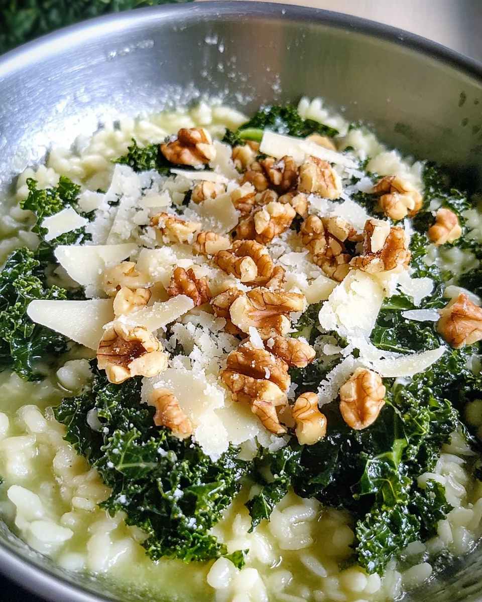 Grünkohlrisotto