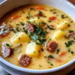 Kartoffelsuppe mit Würstchen