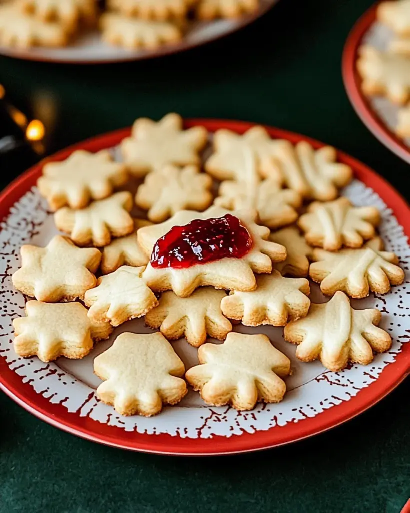 Klassische Butterplätzchen und Spitzbuben