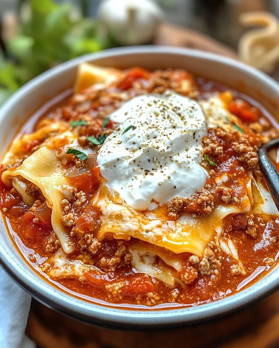 Lasagnesuppe