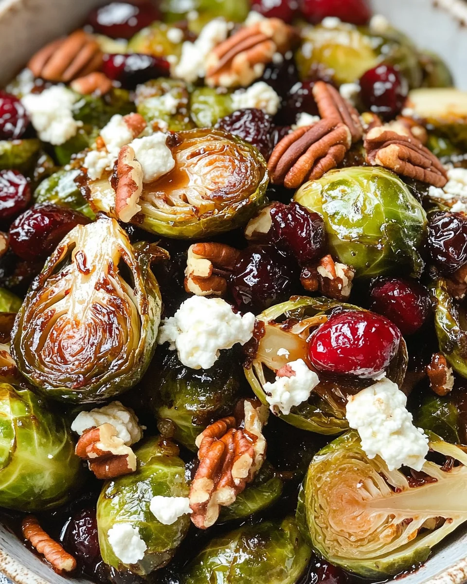 Maple-Balsamic Roasted Brussel Sprouts