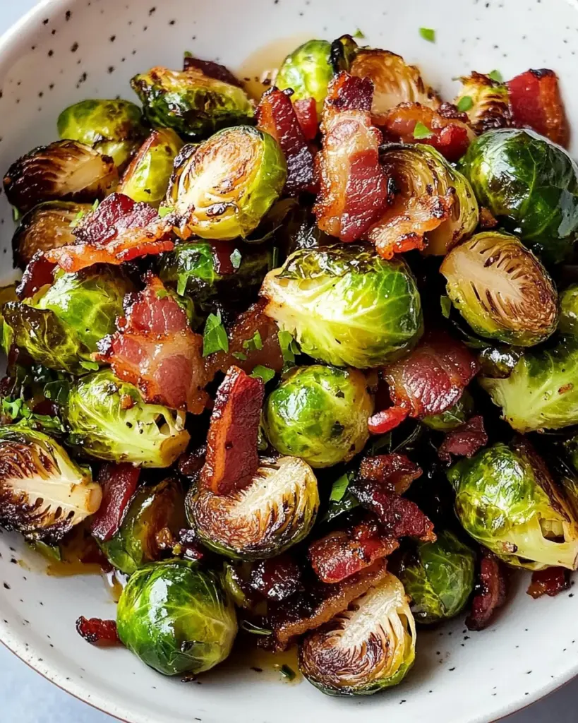 Maple Bacon Brussels Sprouts