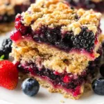 Mixed Berry Crumble Bars