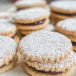 Mohn Marzipan Plätzchen mit Zwetschgenmus {Powidl}