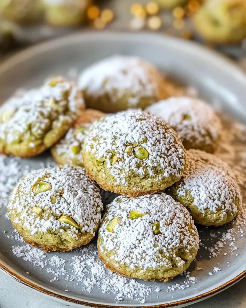 Pistazien Plätzchen ohne Mehl