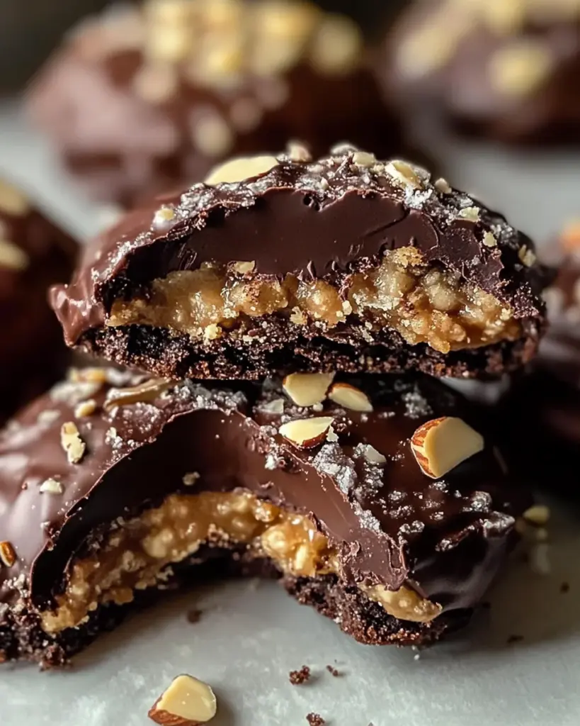 Rocher Plätzchen: Einfache Weihnachtsplätzchen mit Nougat und Schokolade