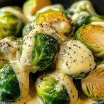 Rosenkohl in Frischkäse-Senfsauce