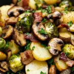 Rosenkohl mit Champignons