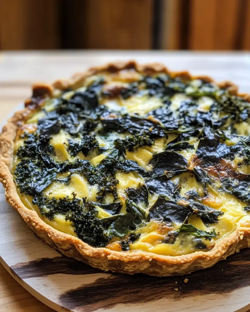 Schwarzkohl-Zitronen-Quiche