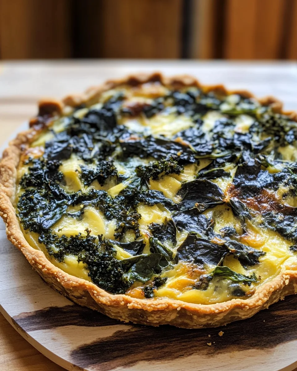 Schwarzkohl-Zitronen-Quiche