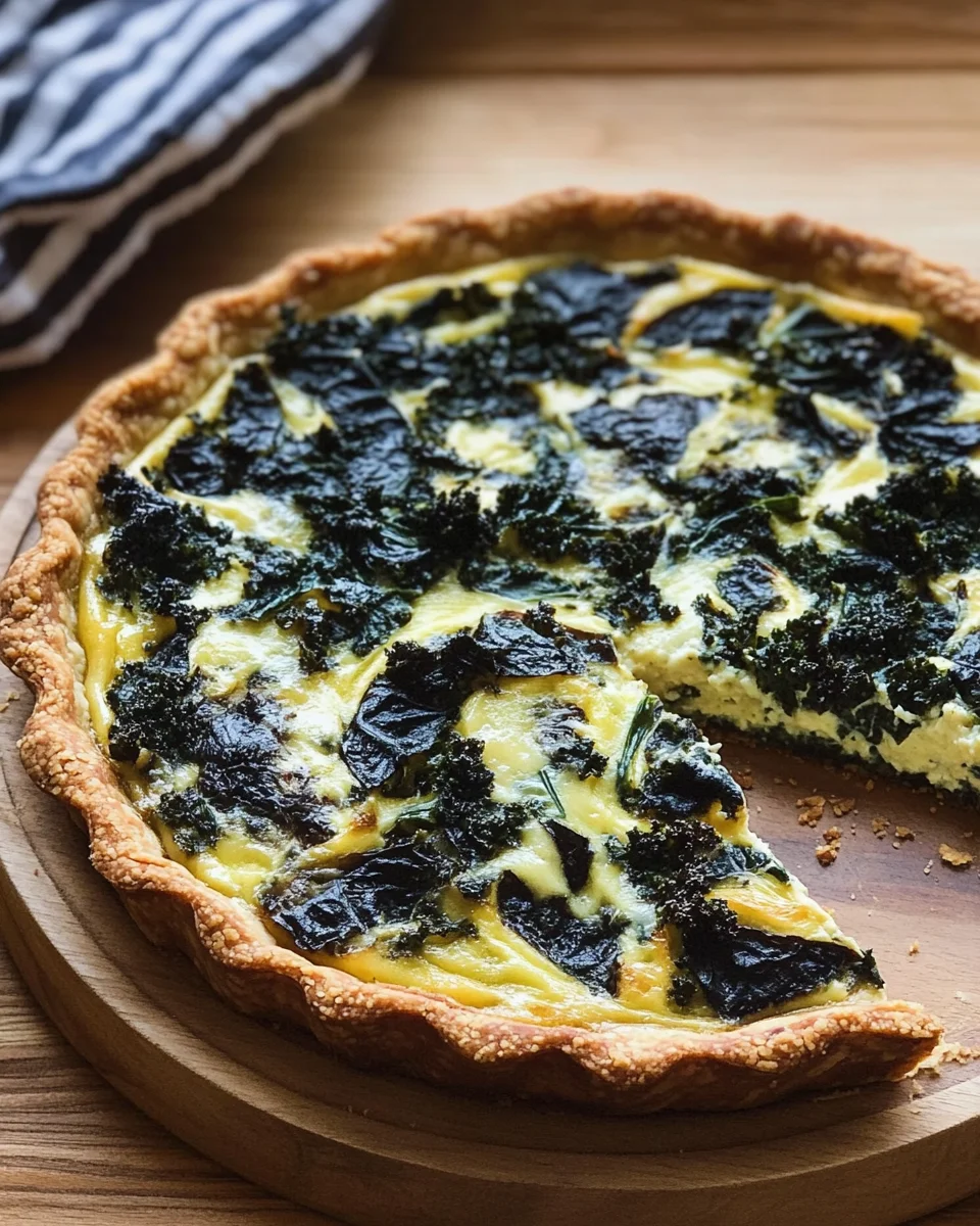 Schwarzkohl-Zitronen-Quiche