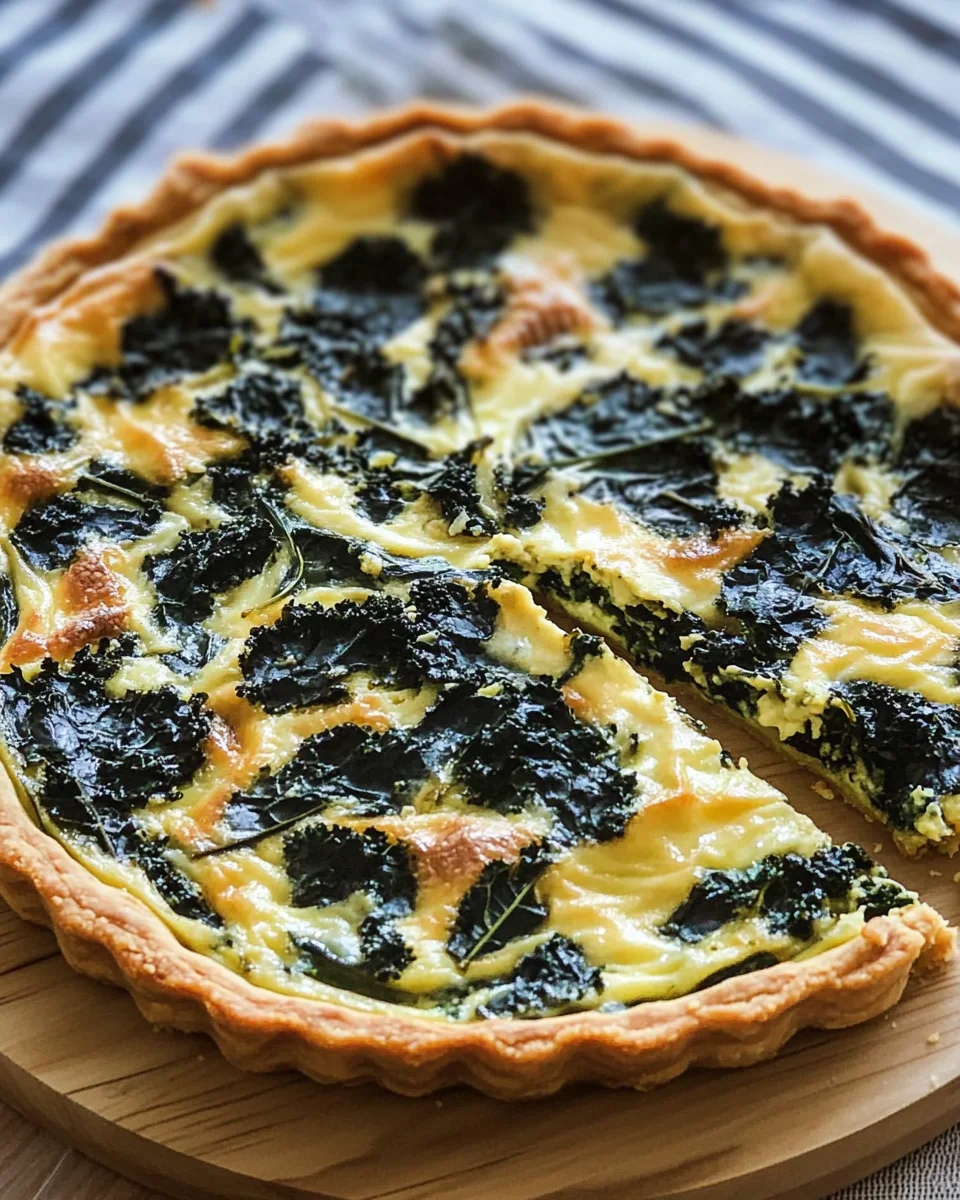 Schwarzkohl-Zitronen-Quiche
