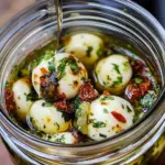 eingelegter Mozzarella