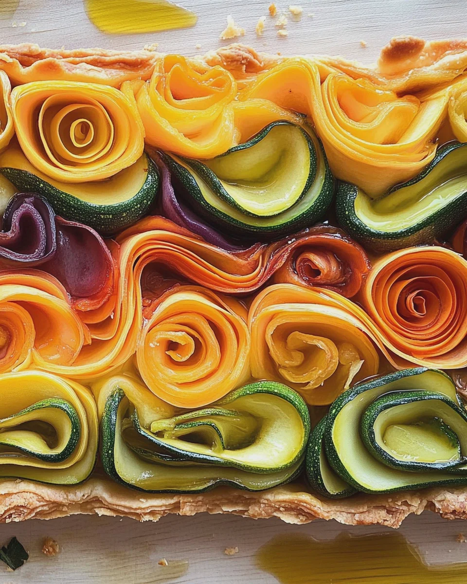 Gemüseröschen Tarte - so sommerlich und bunt