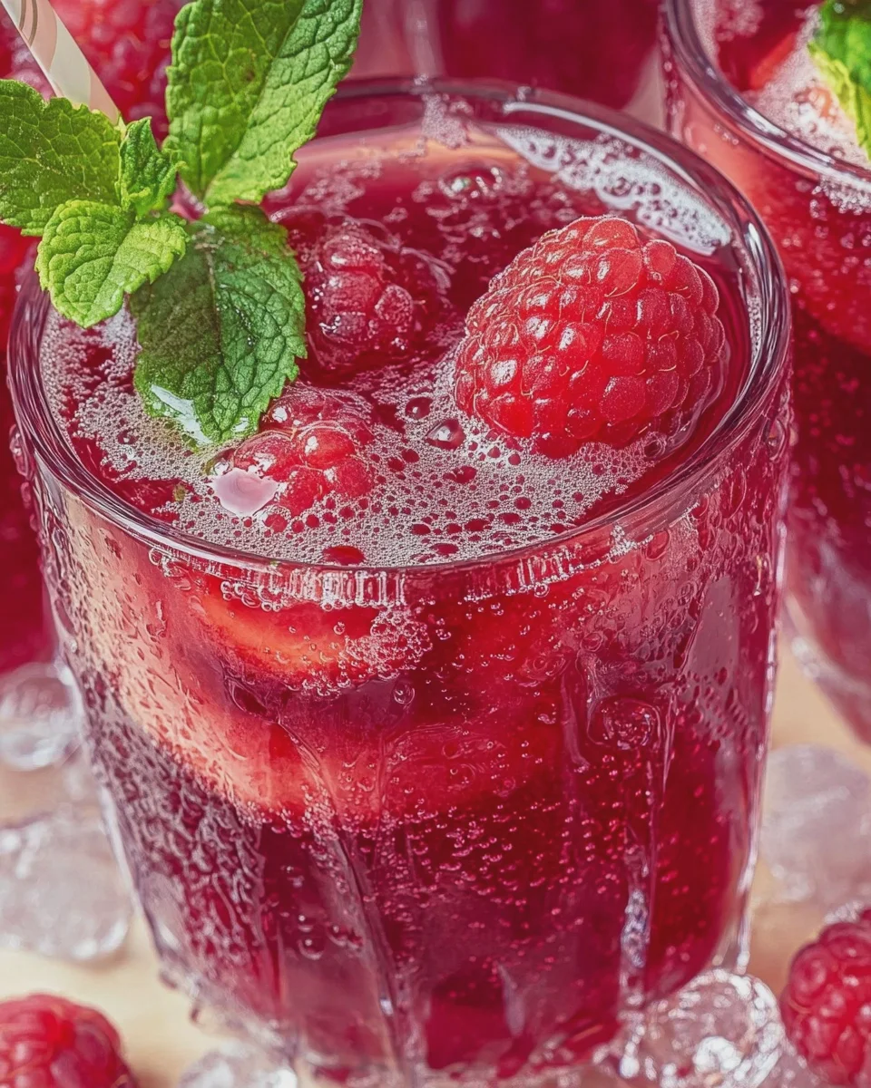 Himbeerbowle ohne Alkohol
