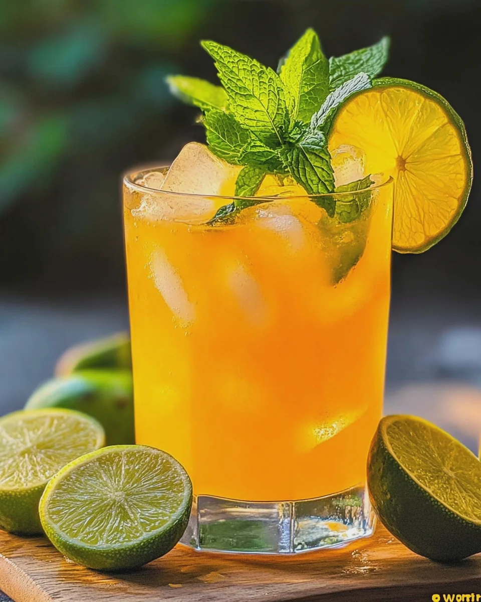 Mango-Limetten-Limonade selber machen – Rezept ohne Zucker & Low Carb