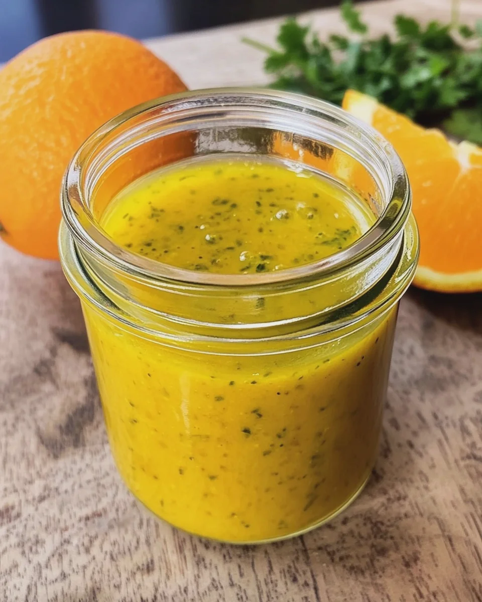 Orangen-Senf Dressing
