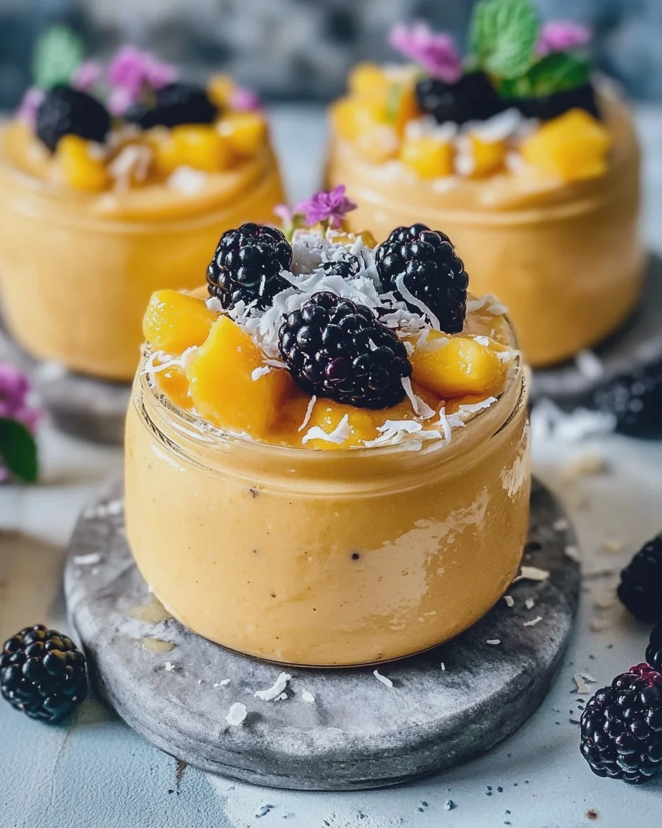 Vegane Mango-Mousse