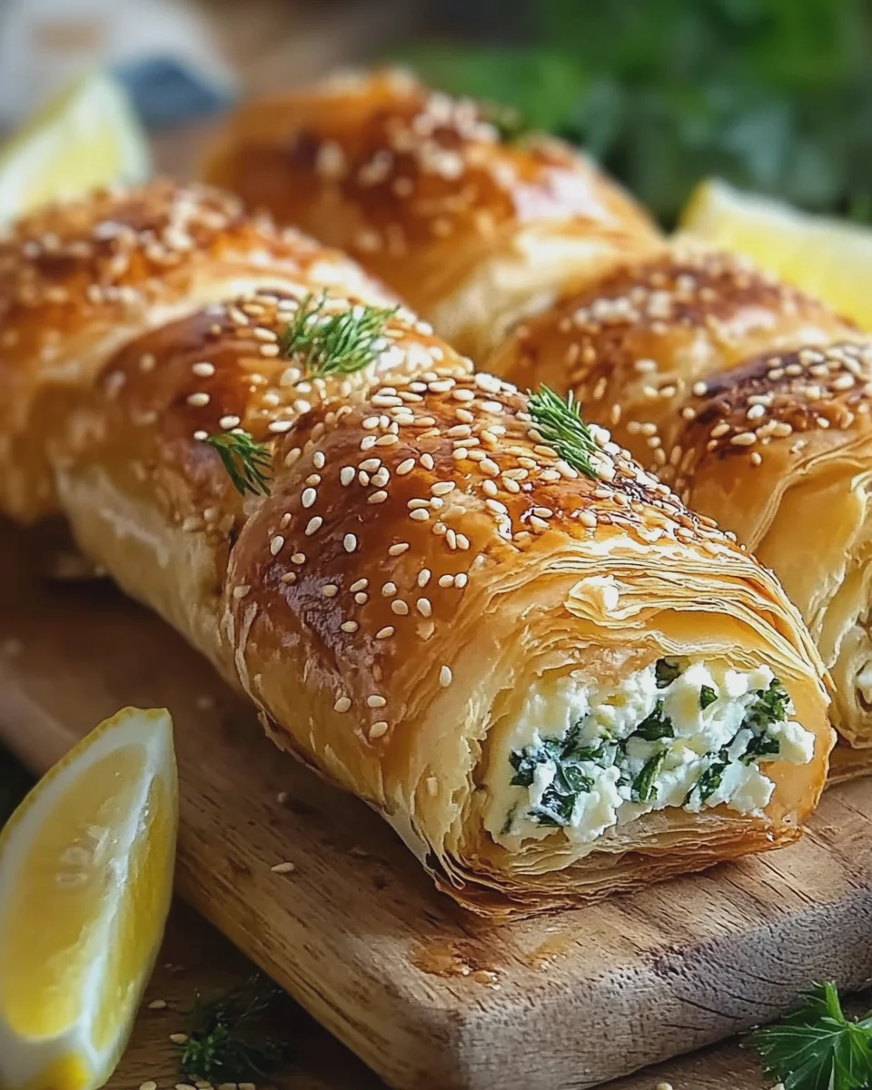 ofen feta rollchen einfach lecker